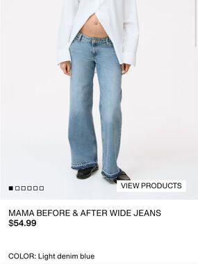 Maternity Jeans - Mama Before and After Wide Jeans